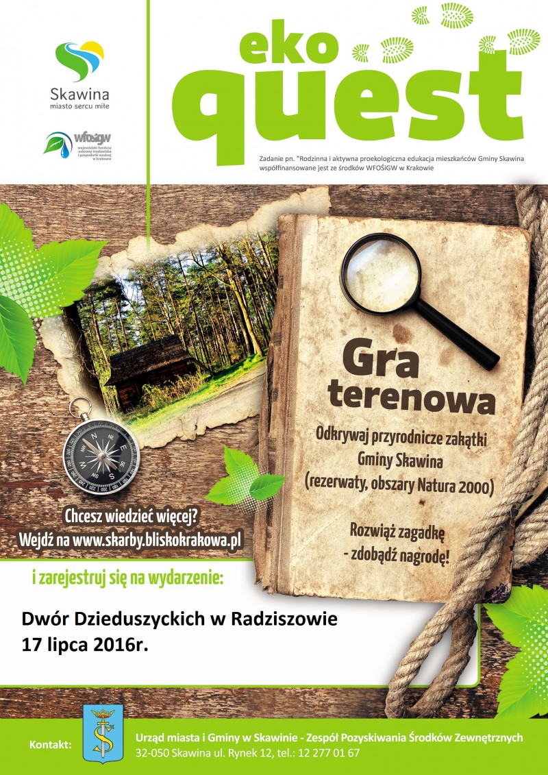 EKOQUEST - Odkrywaj przyrodnicze zakątki Gminy Skawina